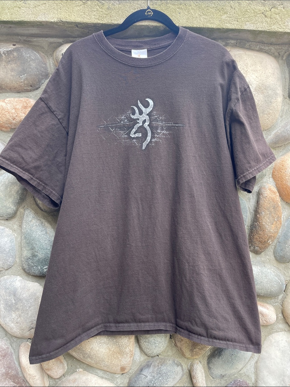 Browning Men’s Buck Mark Brown T-Shirt XL